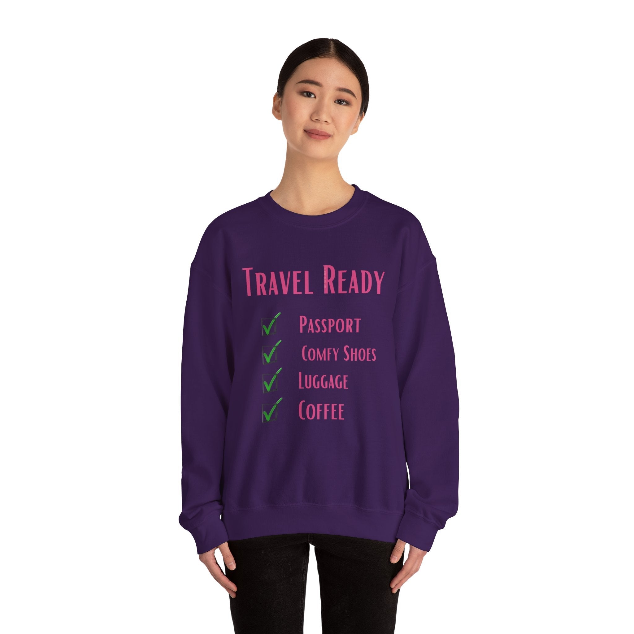 Travel Ready Unisex Heavy Blend™ Crewneck Sweatshirt